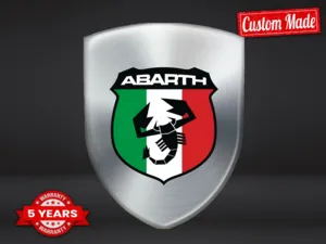 Fiat Abarth Adesivi Logo Personalizzati Robusti Multiuso Pregio